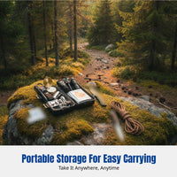 Outdoor Multi-Functional Emergency Kit, Survival Tool Set, Portable Storage Box, Random Design