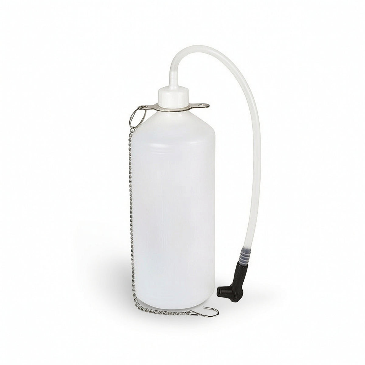 Universal Brake Bleeder Bottle Manual Brake Fluid Bleeder with Hose Semi-Transparent Tool Easy for Garage