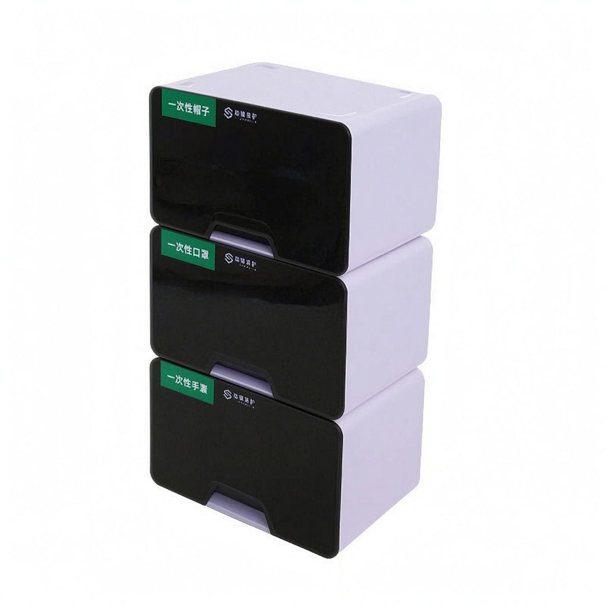 3 Pieces Multi Compartment Drawer-Style Glove Box Holder Space Saving Wall-Mounted Glove Box Holder Easy Installation Storage Item Long-Lasting