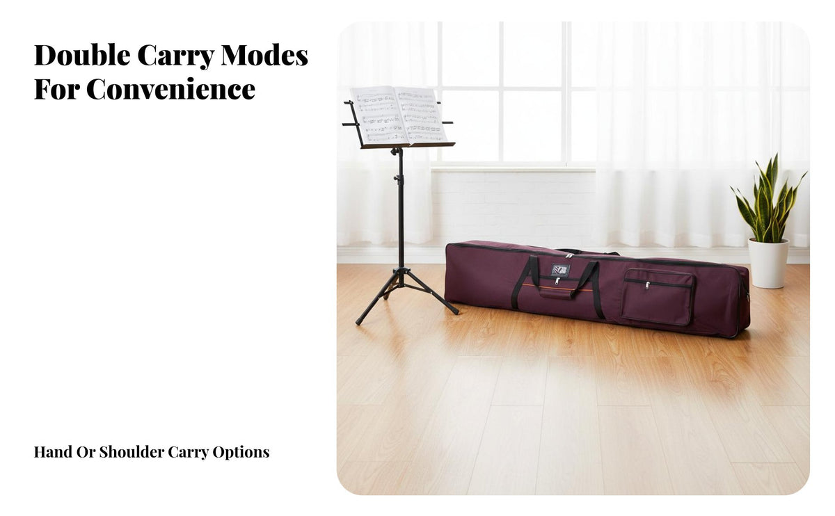 Guzheng Bag Waterproof Guzheng Carrying Bag Thickened Padding Chinese Zither Case for Music Students, Artists, Performances, Rehearsals, Storage
