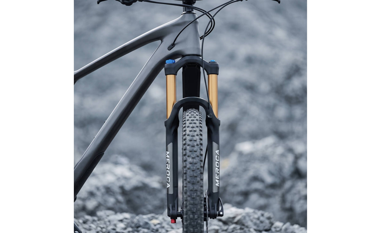 Boost 110x15mm Air Damping Fork Crown Lockout Mountain Bike Front Fork Rebound Adjustable Straight Steerer for Mountain Bikers, Trail Riding