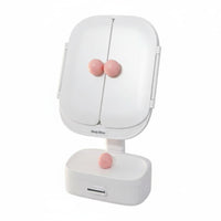 Lighted Mirror with Storage Base Built-in illuminated Light Vanity Organizer Gift suggestion