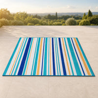 Thickened Foldable Beach Picnic Mat, Moisture-proof Outdoor Rug, PP Woven Camping Blanket for Outings and Camping