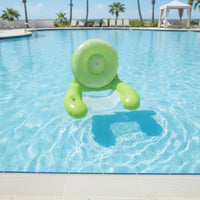 Portable Inflatable Pool Chair Lightweight Floating Lounge Chair Easy to Inflate Inflatable Pool Drifter High Buoyancy for Adults, Lake, Beach, Vacation