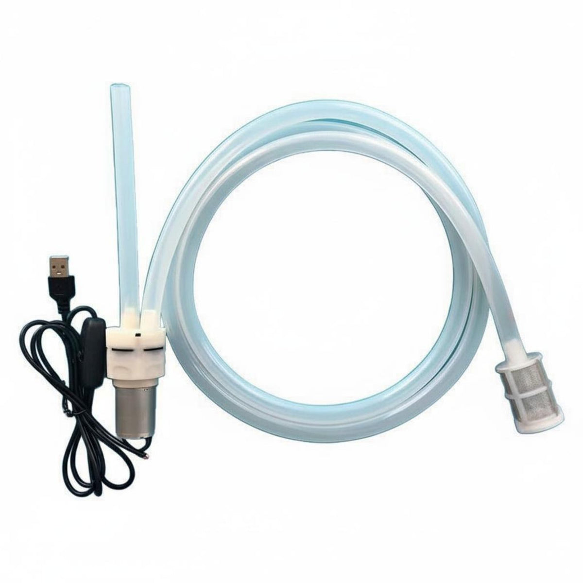 Single-Button Operation Self-Priming Liquor Pump Food Grade Silicone Tube Electric Wine Pump for Winemakers, Home Brewers, Bottling