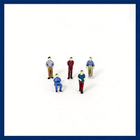 1:50 Scale Model Building Figures Set of 16