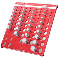 Bolt and Nut Thread Gauge Engraved Thread Gauge with Ruler Compact Bolt Size for Machinists