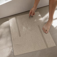Non-Slip PVC Looped Coil Shower Mat for Bathroom Drainage