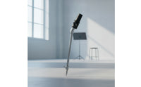 Telescopic Double Bass Endpin Support Rod Adjustable Double Bass Endpin Holder Metal Hardware for Contrabassists, Rehearsal