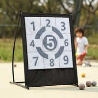 Nine-Hole Pitching Net Portable Nine-Hole Pitching Target Sturdy Baseball Target Net for Home Workouts