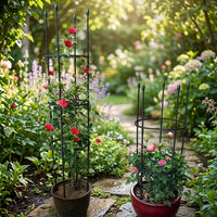Garden Decor Cylindrical Garden Trellis for Climbing Plants, Durable Plant Support for Potted Plants, Tall 160cm Garden Obelisk, Pack of 1
