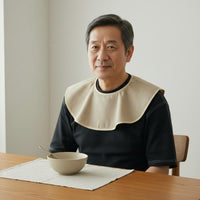 Waterproof Elderly Bib Oil-Proof Waterproof Eating Bib Easy to Clean for Adults