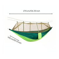 Spacious Portable Swing Bed with Net Breathable Bug Net Swing Bed for Backpacking