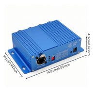 Distant Configuration Bi-Directional Art-Net to DMX512 Node Networked DMX512 Ethernet Interface Professional-Grade Art-Net to DMX512 Node Compact for Lighting Technicians, Stage Designers, Live Shows, Clubs