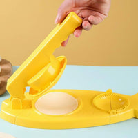 Dumpling Wrapper Press and Form Food-Grade PP Material Manual Dumpling Pastry Former Easy to Use Ravioli Maker Tool for Beginners, Kids, Home
