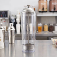 Drinking Tube Holder dispenser with Stainless Steel Lid Countertop Drinking Tube Holder dispenser with Lid Convenient for Cafe