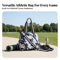 Pickleball Bag Lightweight Pickleball Gear Bag Crossbody Racket Backpack Adjustable Strap Fashionable for Men, Training, Travel