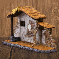 Nativity Stable with Star Religious Manger Vintagevintage Manger for Mantel