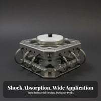 Shockproof Wire Rope Shock Absorber High Stability Vibration Isolator Gimbal Platform Collision Resistant Wire Rope Isolator 304 Stainless Steel for Footage Graphers, Film Professionals, Vehicle Filming, Instrument Protection, Sky Photography