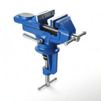 Compact Tabletop Vise Heavy-Duty Bench Vise Adjustable Bench Clamp Universal for DIYers, Woodworkers, Hobbyists, Woodworking, Workshop, Garage, Drilling