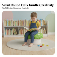Cute Shape Toadstool Stool Lightweight Toddler Toadstool Chair Perfect Gift Cartoon Soft Stool Stable Load-Bearing for Toddlers, Babies, Parents, Kindergarten, Reading Corner, Playroom, Story Time