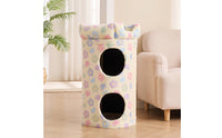 Cat Barrel Cylindrical Cat Climbing Climber Soft Cats Furniture for Cats, Indoor