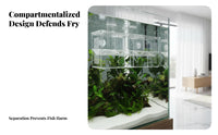 Guppy Breeding Fish Habitat High Clarity Aquatic Creature Hatchery Aquatic Creature Fry Separation Container Good Water