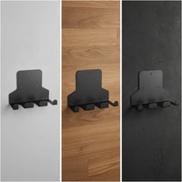 Bar Wall Rack Multi-Slot Metal Rack with Cradles Wall Mount Bar Hanger Compact Barbell Holder Space-Saving for Home Gym Owners