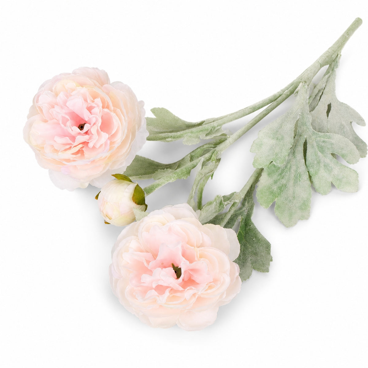 Artificial Peony Bouquet with Velvet Finish