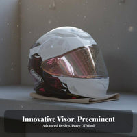 Face Visor Protection Day Night Helmet Visor Clear Vision Anti-Fog Visor Insert for Commuters, Rainy Days, Cold Weather, Long-Distance Riding