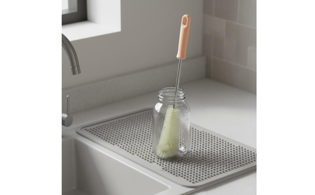 Bottle Brush Hanging Hole Design Cup Cleaning Brush Reusable Water Bottle Cleaner for Kitchen