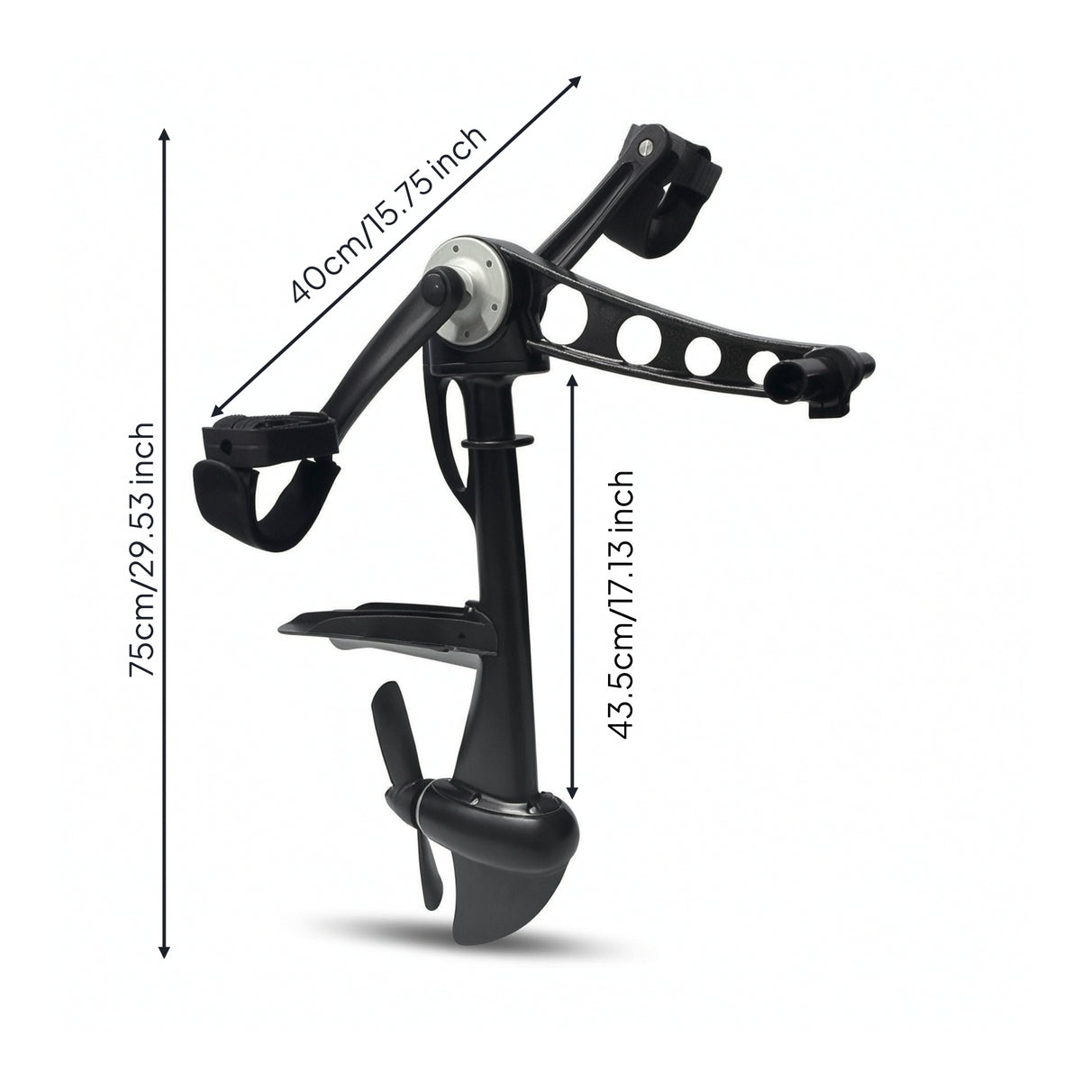 Pedal Drive System with Propeller Hands Kayak Pedal Drive Rigid Foot-Operated Propulsion Device for Anglers, Kayakers, Calm-Water Outings