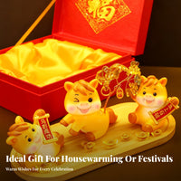 Astrological Horse Ornament Ideal Housewarming Gift Desktop Horse Sculpture Creative Design House Decoration for Homeowners, Friends, Entryway, Home