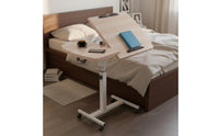 Bedside Rolling Desk Movable Adjustable Reading Stand Space-Saving