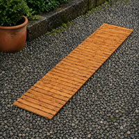 Wooden Garden road Sturdy Slatted Design Portable Walkway Panel Anti-Slip Weather Resistant Wood Walkway for Wedding Party
