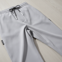 Men's Summer Ice Silk Breathable Casual Work Pants Loose Fit Quick Dry Trousers