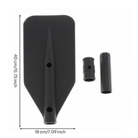 3 Pieces Inflatable Boat Paddle Parts Portable Paddle Blade and Handle Set Lightweight Oar Blade Replacement for Kayaking