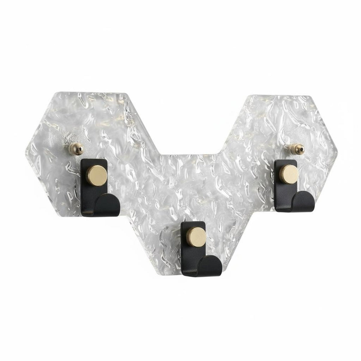 Wall Hook Decorative Versatile Clear Acrylic Hook for Washroom, Entryway, Bedroom
