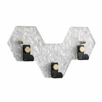 Wall Hook Decorative Versatile Clear Acrylic Hook for Washroom, Entryway, Bedroom
