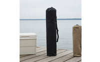 Drawstring Closure Folding Chair Bag Side Strap Chair Carry Bag Textile Carrying Gear Black