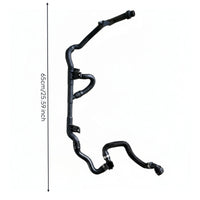 Application Specific Coolant Hose Assembly Molded Automotive Hose with Fittings Compatible Cooling Part Long-Lasting for Engine Bay