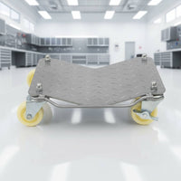 Easy to Use Car Moving Dolly Swivel Wheels Motorcycle Moving Dolly Heavy Duty Thick Steel Plate for Property Personnel, Garage Workers, Mechanics, Parking Lot, Repair Shop