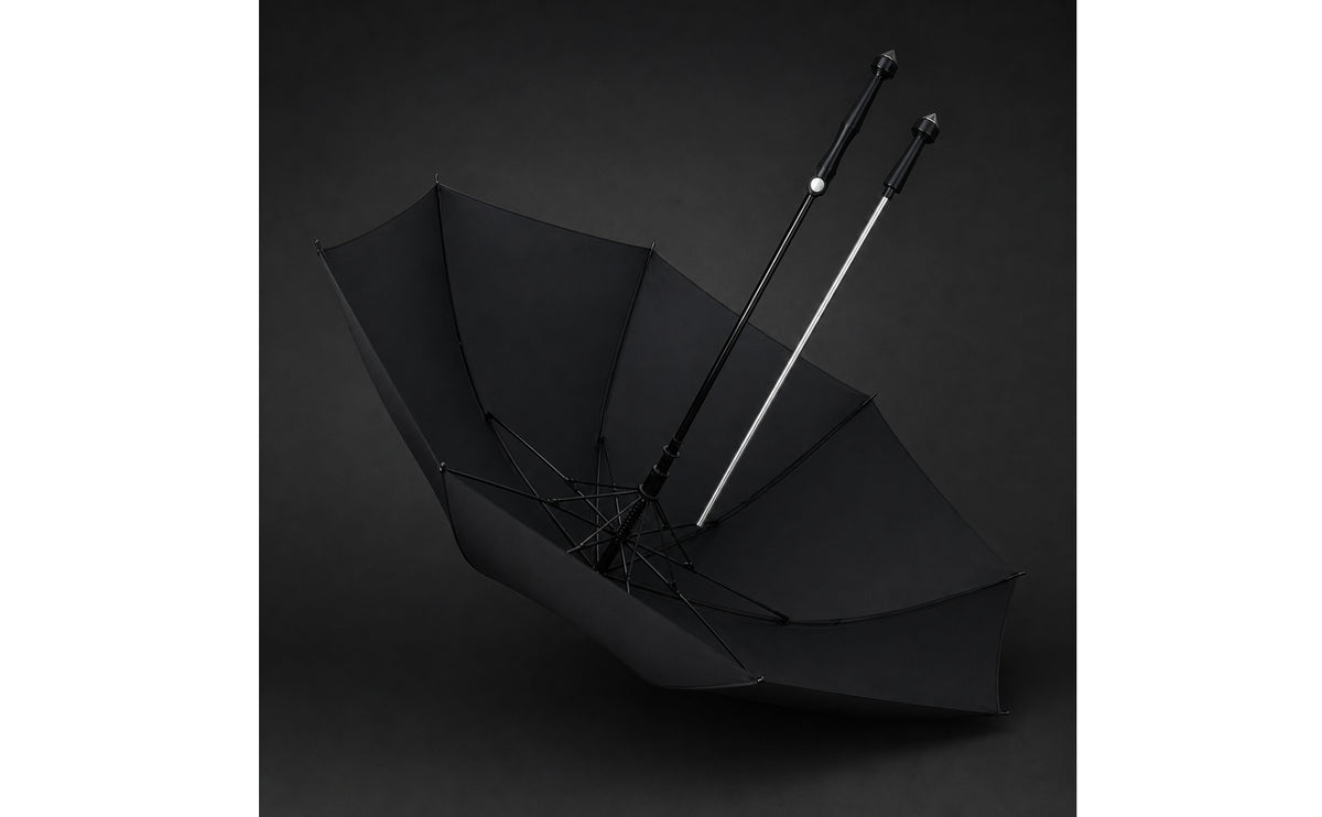 Umbrella with Hardened Steel Heavy Duty Umbrella for Drivers, Commuters, Car Emergency