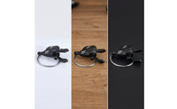Rear Derailleur with Thumb Shifter Cable-Actuated Bike Shifting Component Rear Derailleur Matte Black Thumb Shifter Long-Lasting