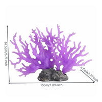 Artificial Coral Realistic Design aquarium Coral Formation Decor Easy to Install Aquarium Accessory for Terrarium