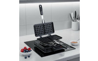 Double Sided Pan Non Stovetop Maker Easy to Clean Stovetop Sandwich Maker for Outdoor, Camping