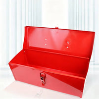 Metal Tool Box Long-Lasting Tool Box with Handle Heavy Duty for Car Trunk