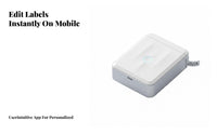 Inkless Printing Handheld Thermal Labeler Customizable Labels Portable Thermal Printer APP Controlled Price Label Machine Bluetooth Connectivity for Shop Owners, Supermarket Employees, Retail Shop, Small Business, Warehouse, Kitchen