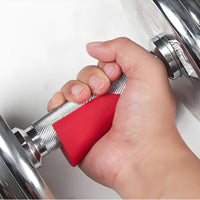 2 Pieces Barbell Grip Pad Non Slip Bar Covering Universal Fit Fitness Accessory for Weightlifters