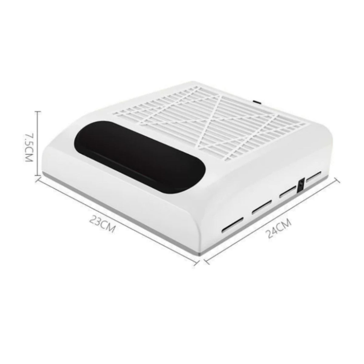 Low Noise Nail Dust Collector Rechargeable Manicure Dust Extractor Efficient Heat Dissipation for Beauty Studio